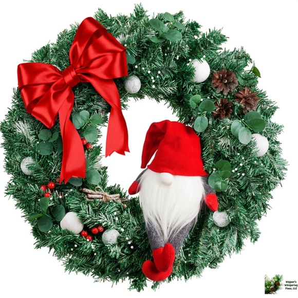 A Gnome Christmas Wreath